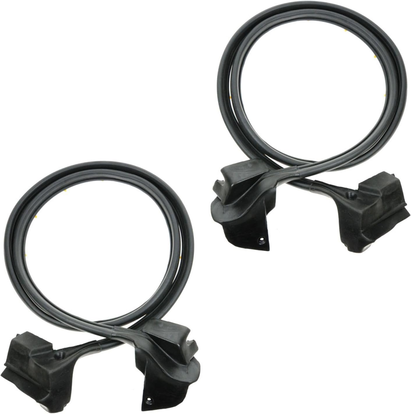 TRQ Door Weatherstrip Seal Compatible with 82-92 Chevrolet Pontiac