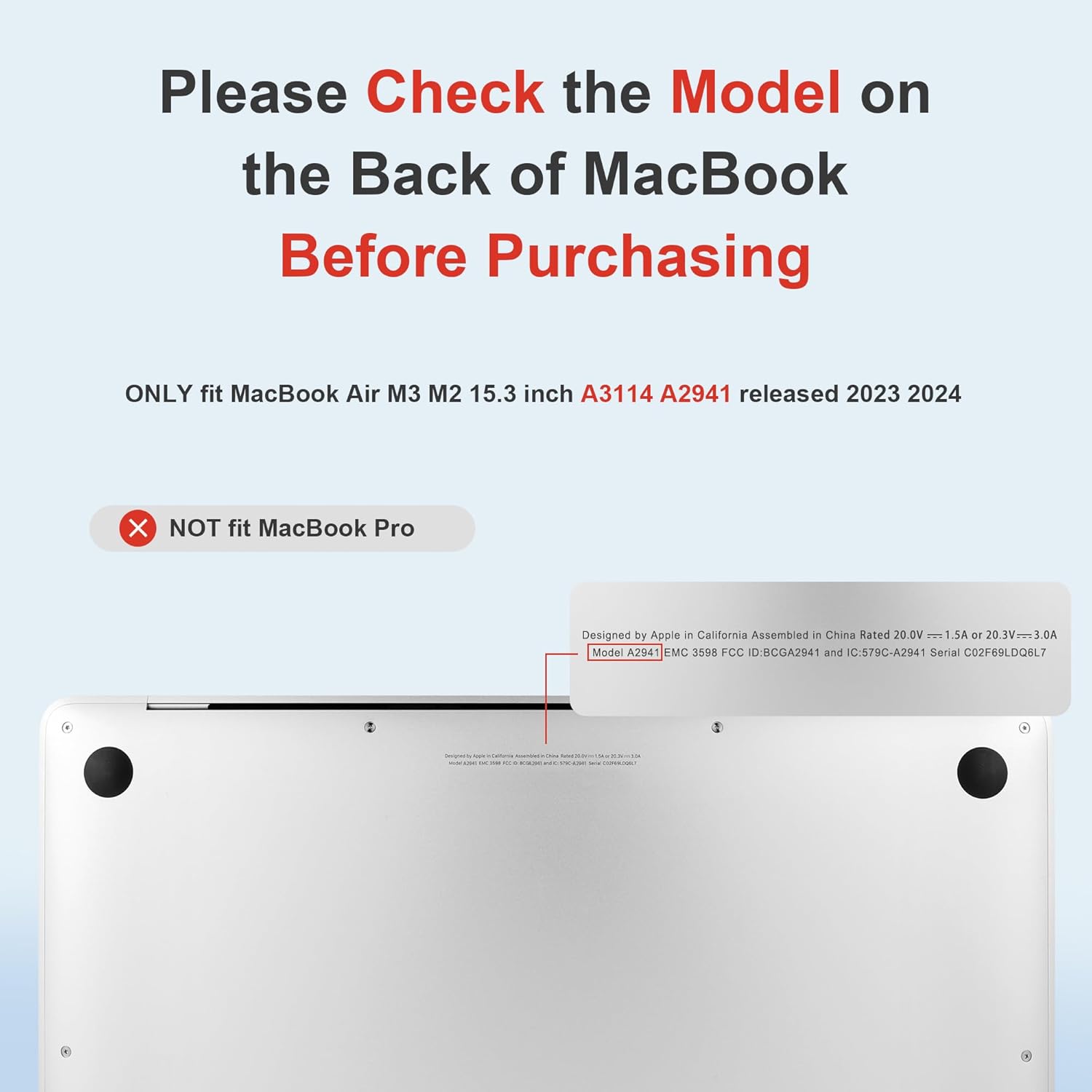Compatible with New MacBook Air 15 inch Case 2025 2024 2023 A3241 A3114 A2941, Ultra-Thin & Anti-Fingerprints Case for MacBook Air 15.3” with Retina Display Touch ID, Peach Fuzz