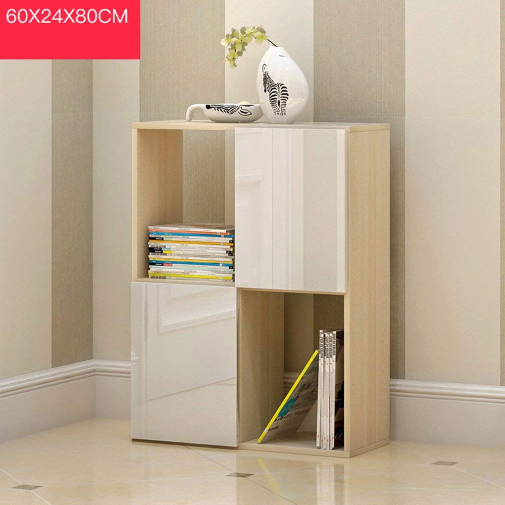 MU Estanterías para el hogar Estanterías 3 Niveles 4 Niveles 5 Niveles Estantería Estante de Almacenamiento Estante de Juguete con Compartimentos, Color Roble, bastidores,2 Niveles