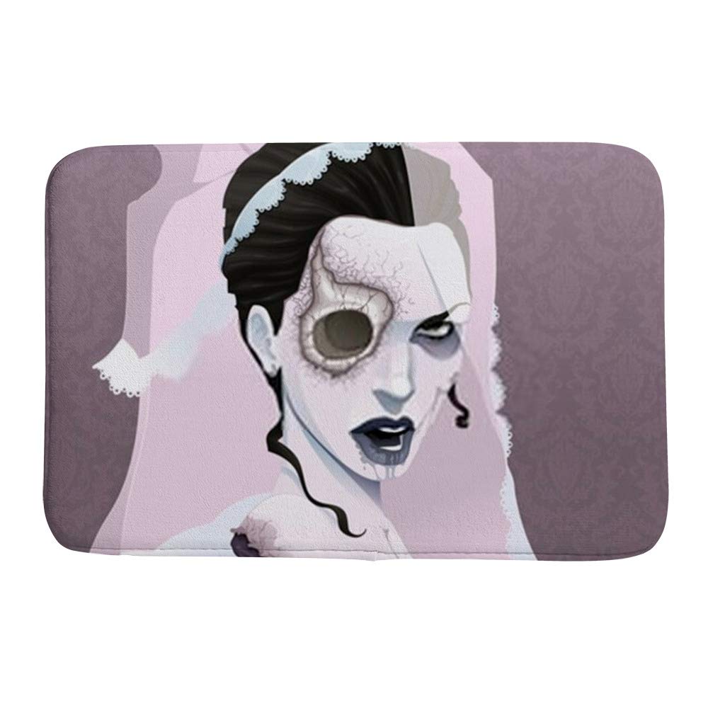 Tapis de bain zombies antidérapant pour sécuriser et sécher le sol