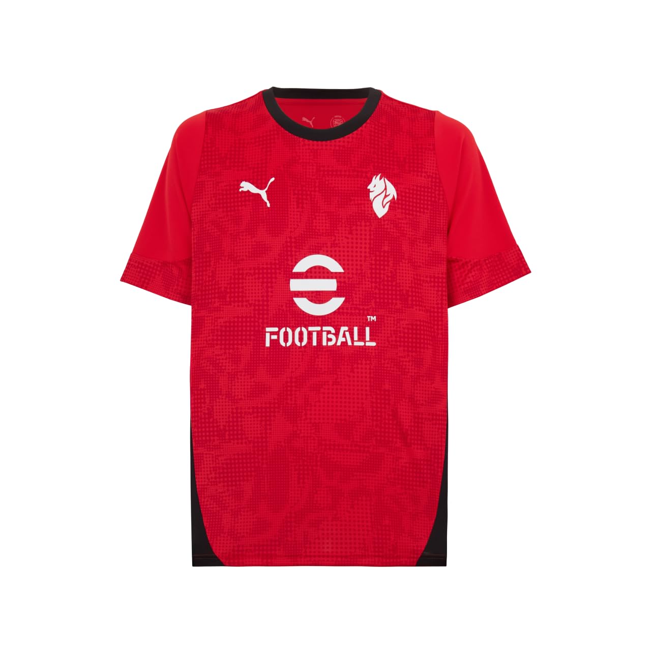 '25-'26 Ac Milan Training Jersey (Red) Polyester Made By: Puma Men's Red Medium