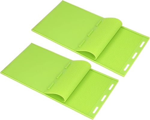 Luqeeg Molde de hoja de prensa de cera de abejas, molde de hoja de prensa de base de colmena de silicona, molde de fabricación de hojas de panal -