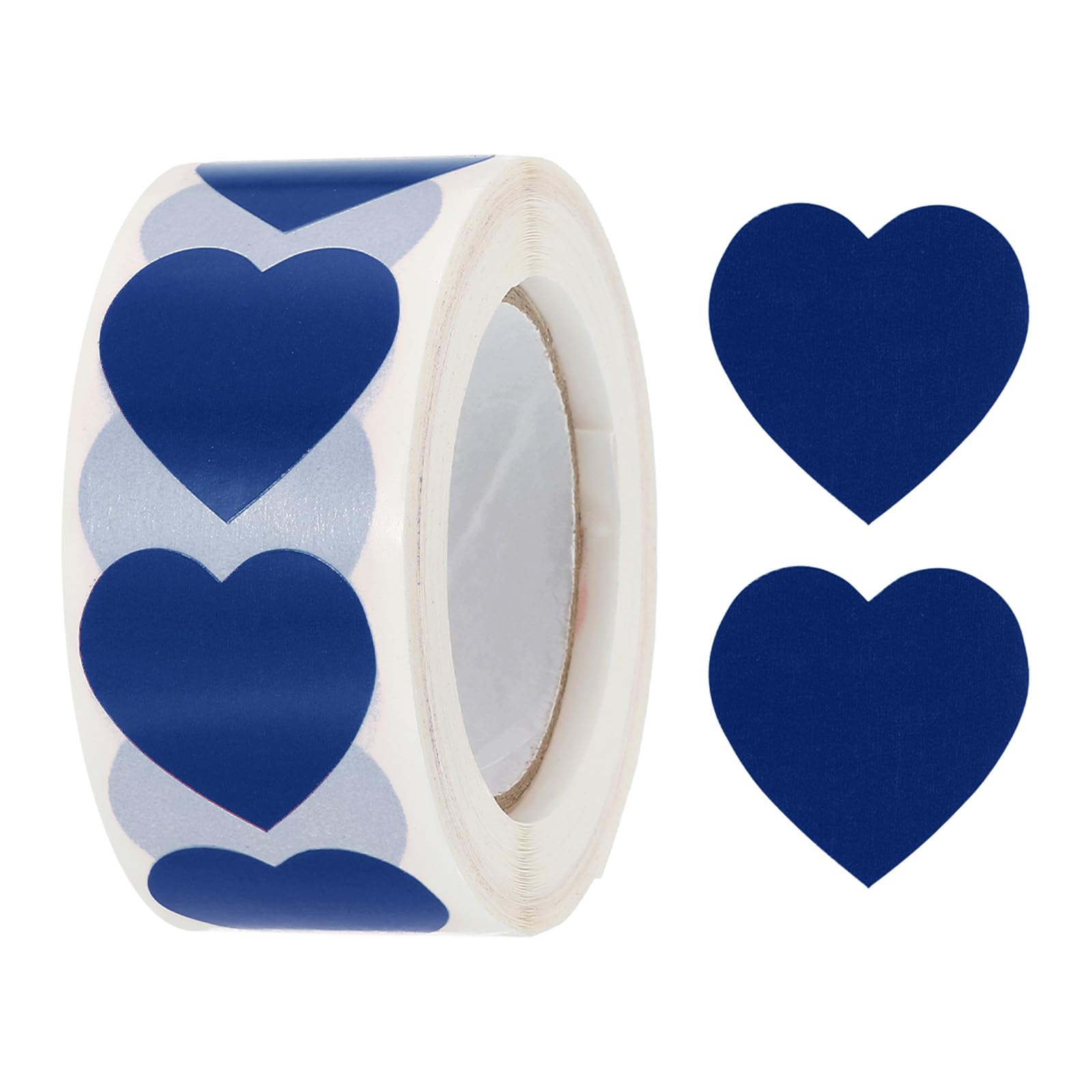 Autocollants d'amour bleu nuit pour sceller vos lettres romantiques et messages d'affection