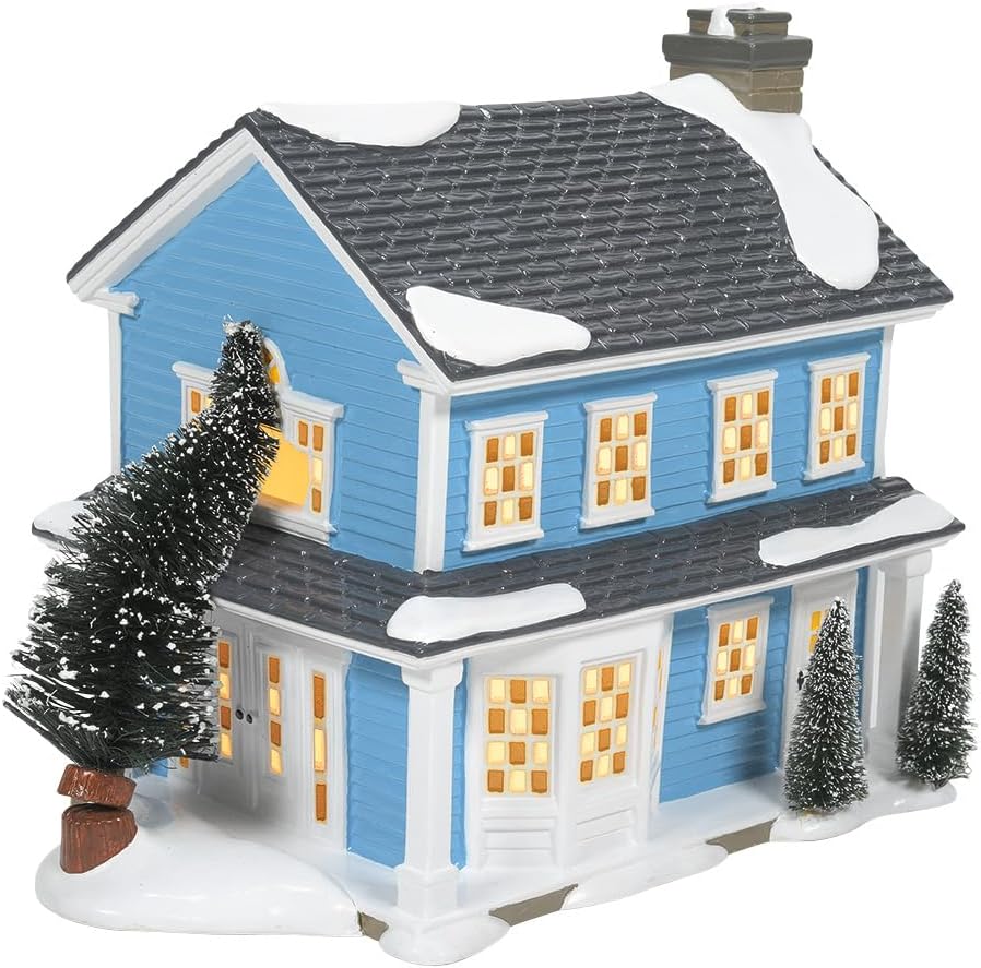 Department 56 Snow Village National Lampoon's Christmas Vacation the Chester House Lit Building, 7.64 Inch, Multicolor