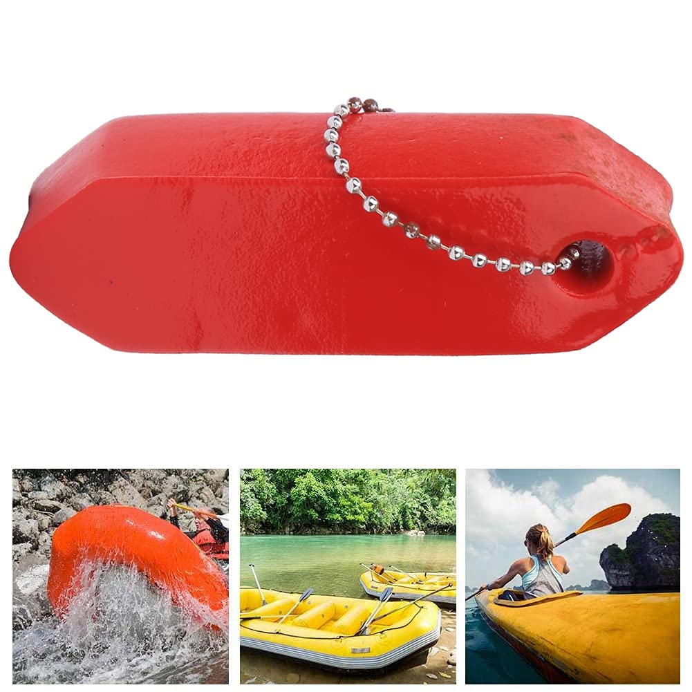 Porte-clés Flottant EVA Lot De 2 - Orange, Léger, Insubmersible - Pour Bateau, Kayak, Plage, Sports Nautiques - 6