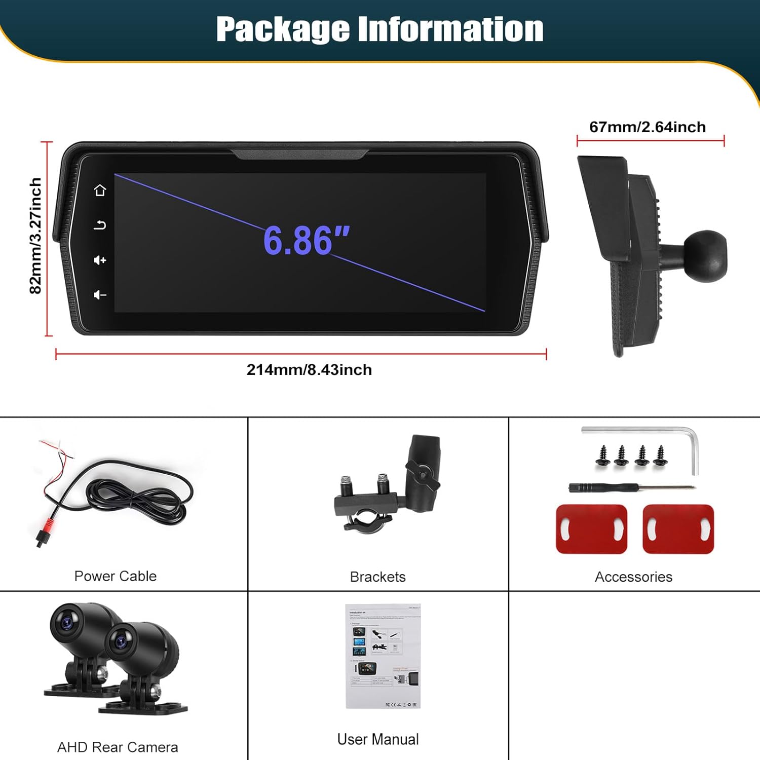Installation steps for CAMECHO Motorcycle Dashcam