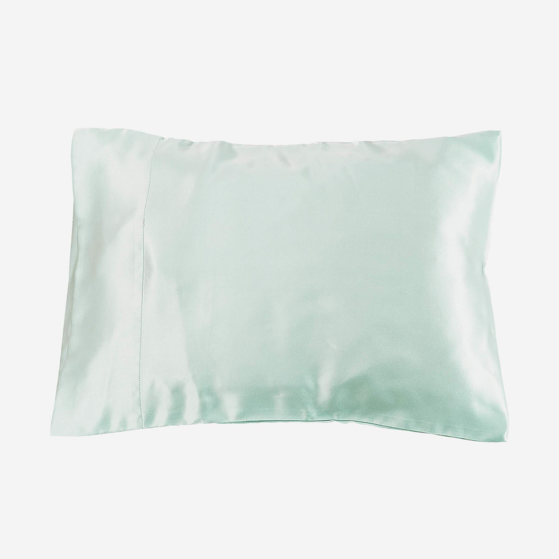 LilySilk 100% Pure Silk Pillowcase Toddler Travel Size, Pale Turquoise, 14" x 20"