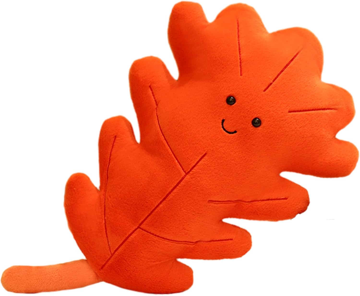Red Oak Leaf 16 Inch Soft Plush Animal Pillow Toy Home Decor