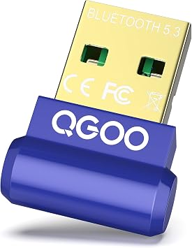 USB Bluetooth Adapter for PC - QGOO Bluetooth Dongle 5.3 EDR, Wireless Receiver for Desktop Computer Laptop Windows 8.1/10/11blue-08