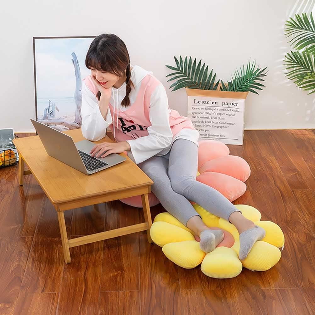 デイジーフラワー型スローピロークッション ファンキーフロアクッション 座りがちな畳クッション 車のお尻クッション オフィスチェアクッ