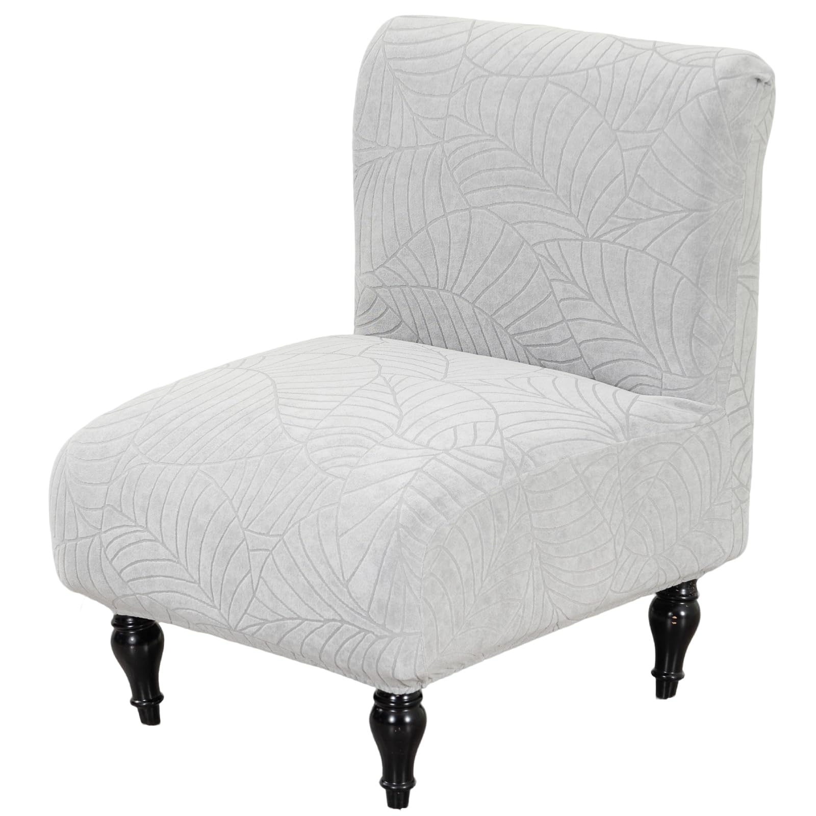 Armless Accent Chair Cover Slipcover for Living Room,Light Grey