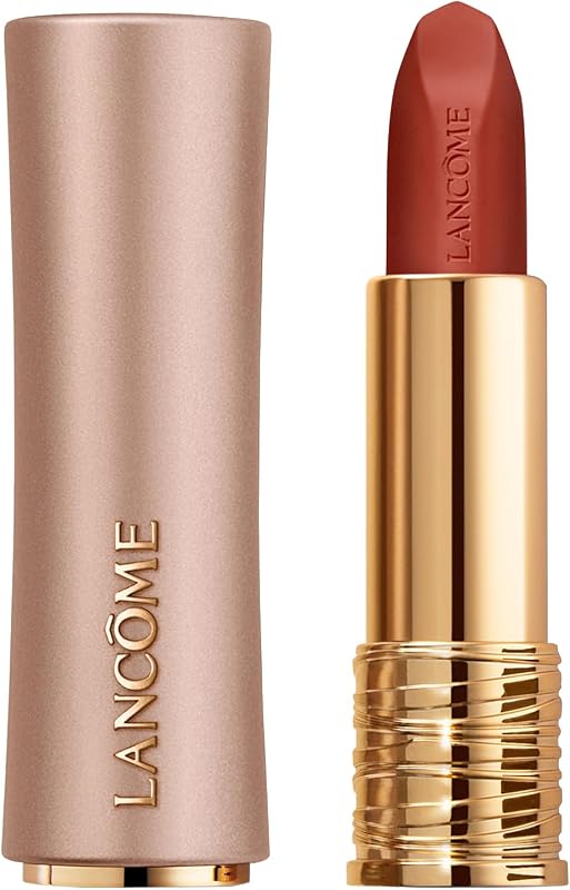 Lancôme L'Absolu Rouge Intimatte Hydrating Matte Lipstick - Up to 24H Wear | Soft Matte Finish Lipstick - Lightweight Formula With Ceramides & Rose Extract - Up To 24HR Comfort - Buildable Formula