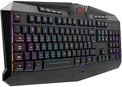 Redragon TECLADO GAMER HARPE RGB K503RGB PRETO, Full Sized