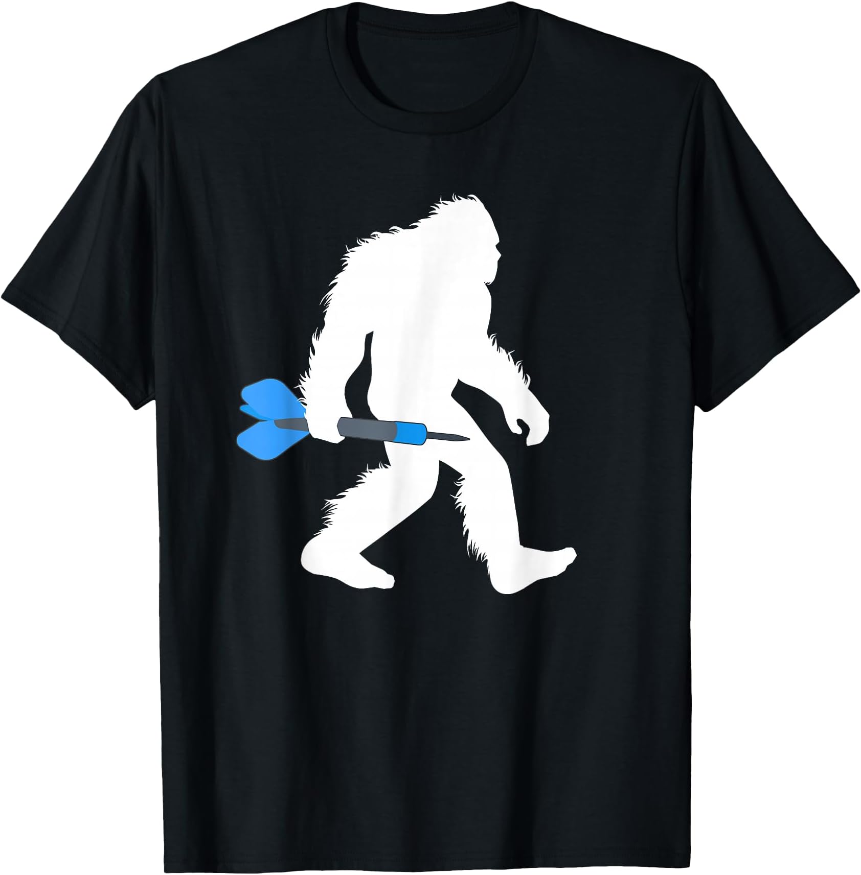 Bigfoot Darts Player Dartsmith Sasquatch Dartist T-Shirt