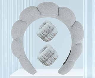 3 juegos de diademas de spa para lavarse la c...