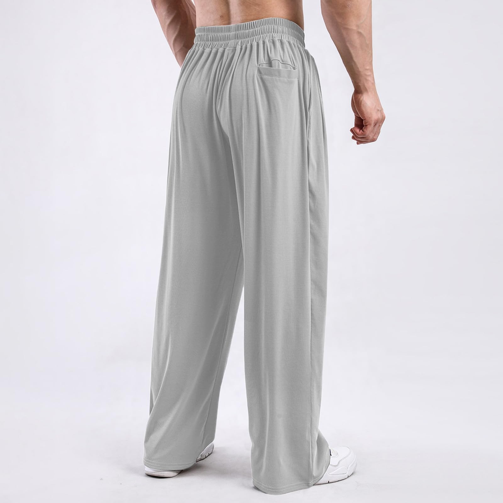 Pantaloni Uomo Eleganti Larghi, Pantaloni Trekking Uomo Invernali | Pantaloni a gamba larga versatili comodi e drappeggiati perfetti per ogni stagione ideali per lo stile casual