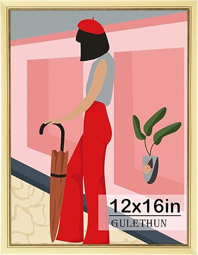 Vista 16 de GULETHUN Marco de fotos de 24 x 36 pulgadas, marco para póster blanco, decoración del hogar, marcos naturales de galería, formato horizontal