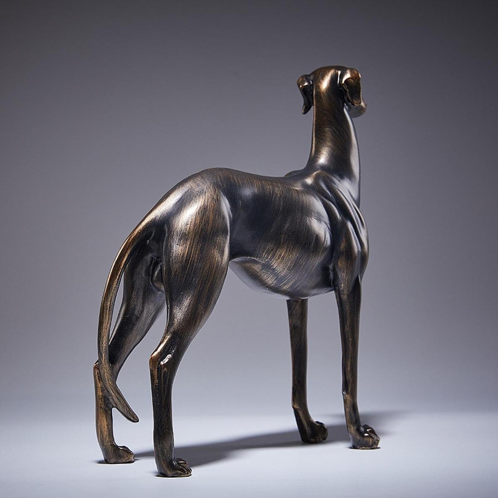 The Style SutraResin Animal Figurine Sculpture Christmas Desk Ornament Greyhound Dog Statue|Home & Garden | Home Decor| Figurines