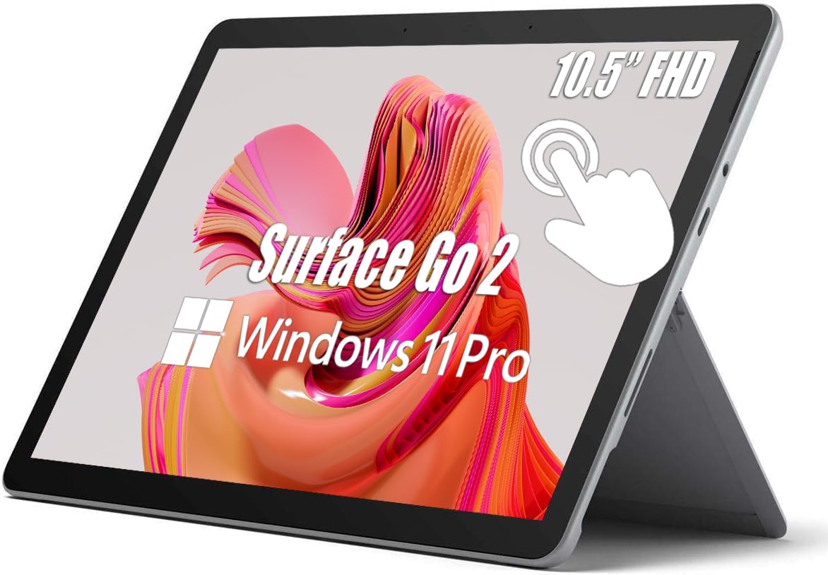 Photo 1 of Microsoft Surface Go 2 Tablet - Intel Core M3, 8GB RAM, 128GB SSD