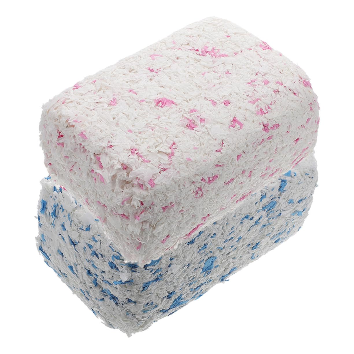 HANABASS 2stücke Beutel Niedrigstaub Papierstreu Für Kleintiere Pro Packung Absorbierende Und Geruchsneutrale Einstreu Für Hamster Meerschweinchen Und Andere Kleine Haustiere