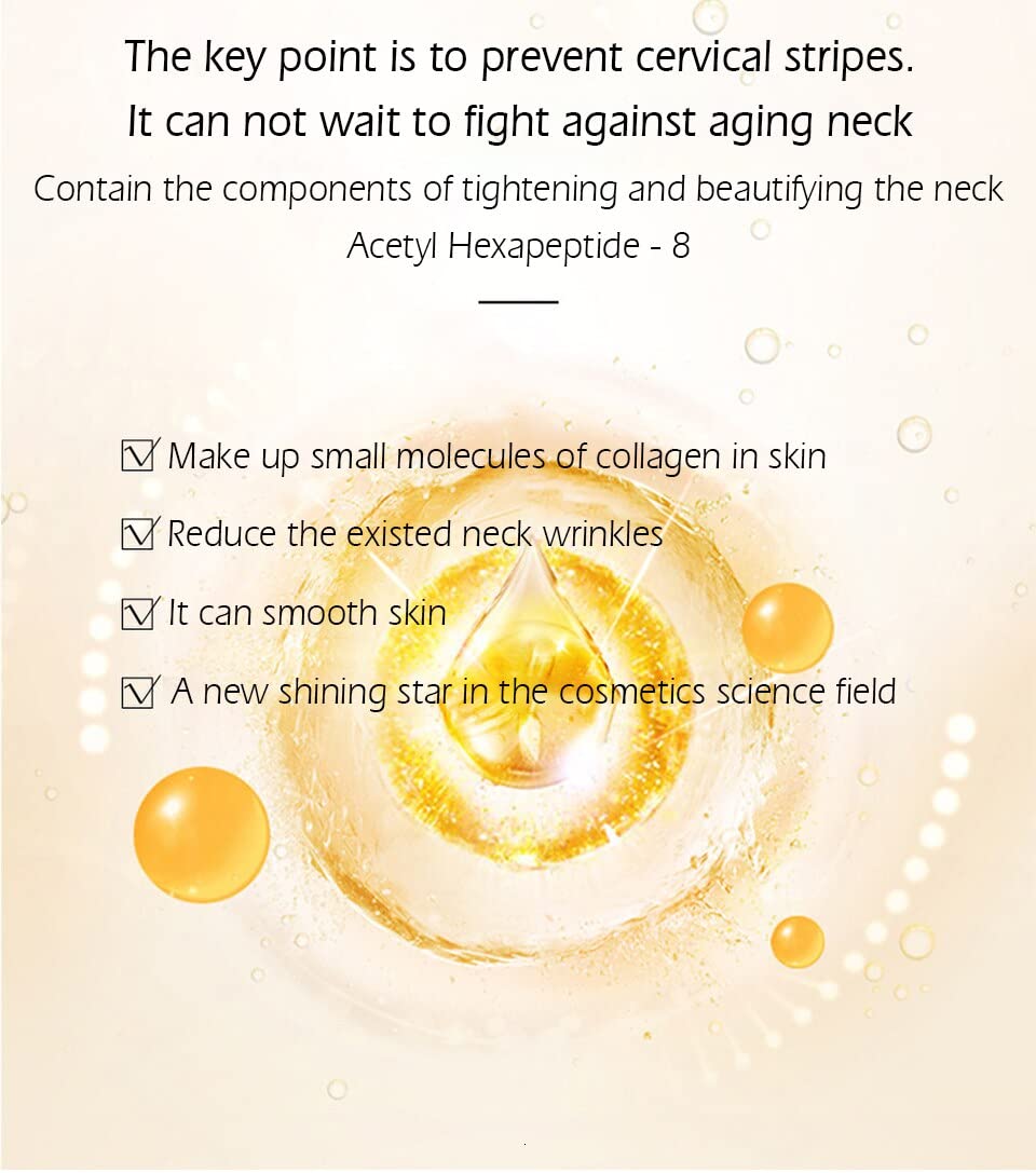 Neck Firming Cream, Neck Tightening and Lifting Cream, Double -Roller Tone-Up Rejuvenation Cream Whitening Moisturizing Moisturizer for Neck & Décolleté, Neck Cream for Anti-Aging, Wrinkles and Age Spots, Reduce Double Chin,Firm Sagging Skin SENANA MARINA : Beauty & Personal Care