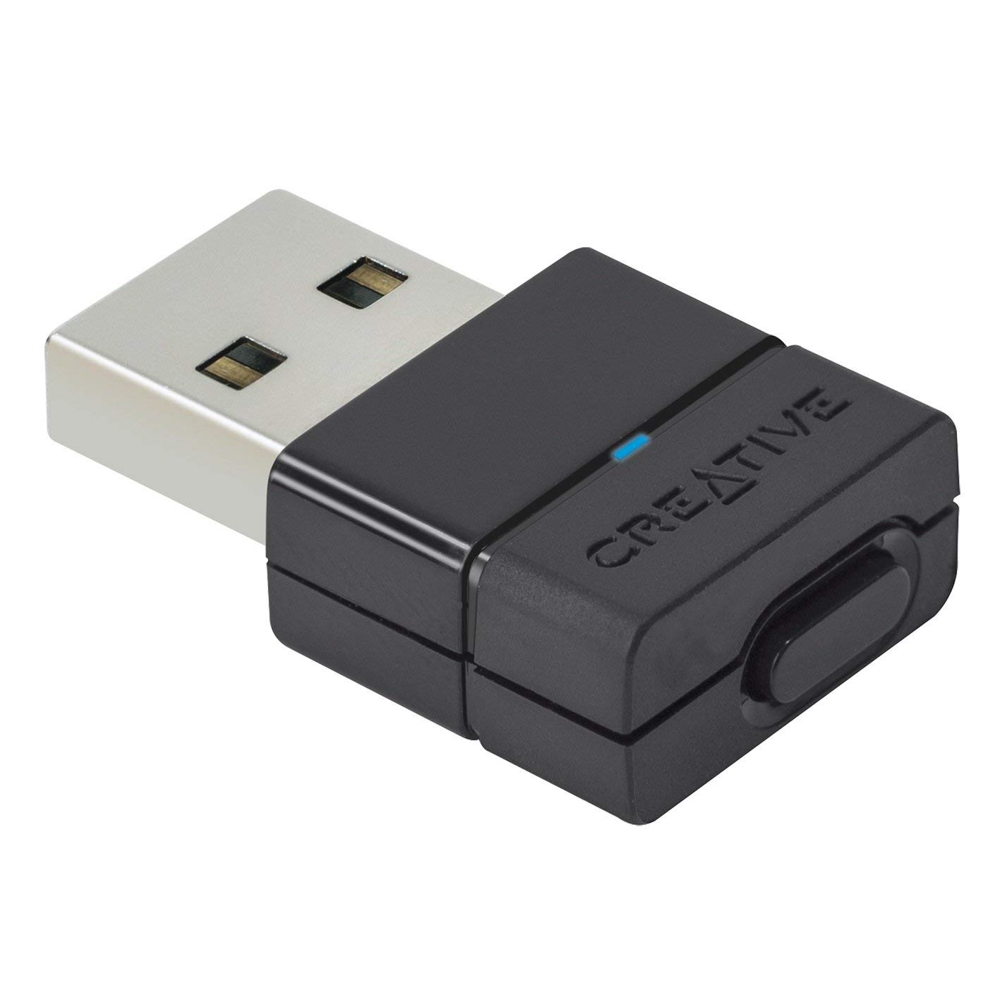 Creative BT-W2 Émetteur-récepteur audio USB Bluetooth avec aptX faible latence pour consoles PC, Mac et PS4 Noir