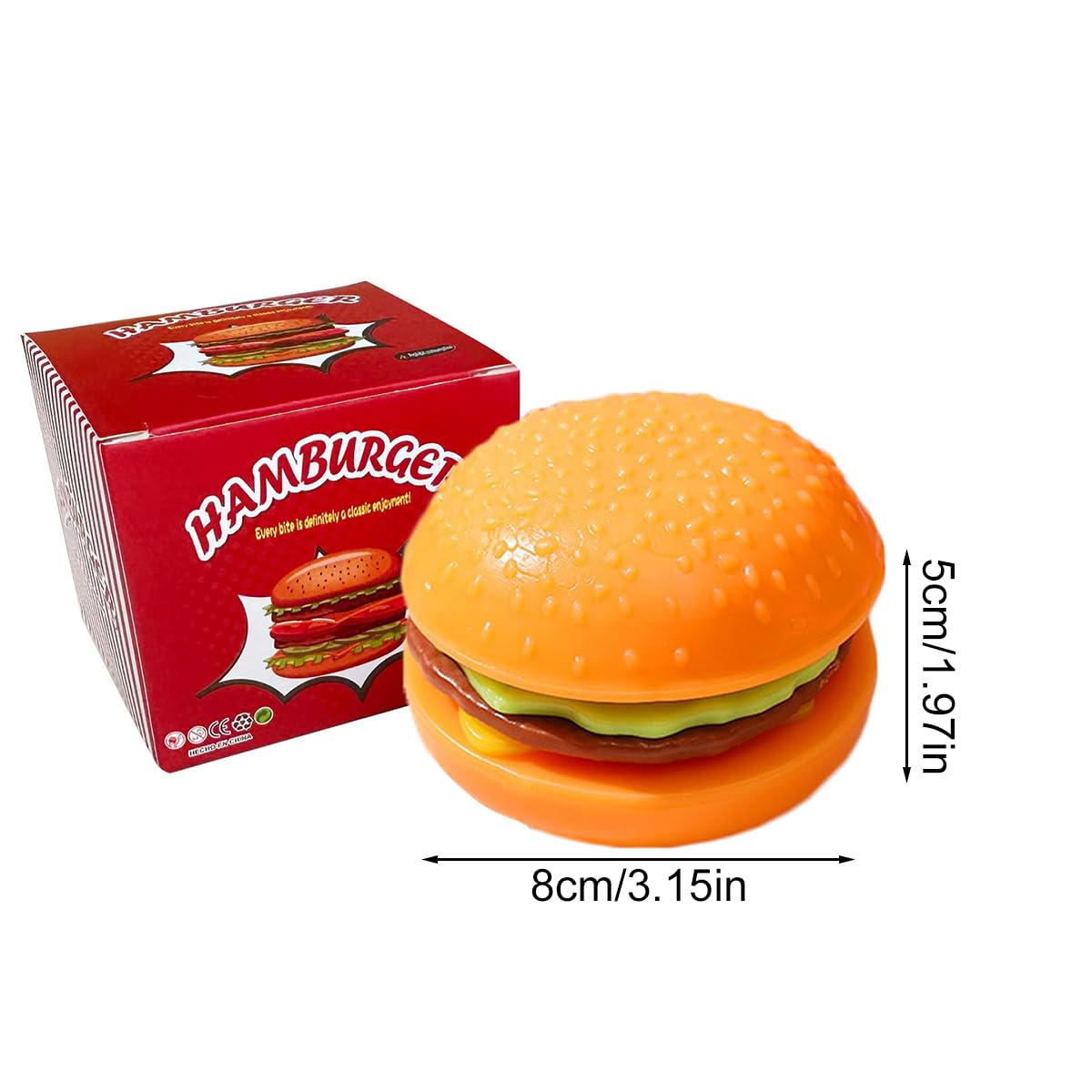 Amazon | ハンバーガー スクイーズ ストレス解消 ソフト