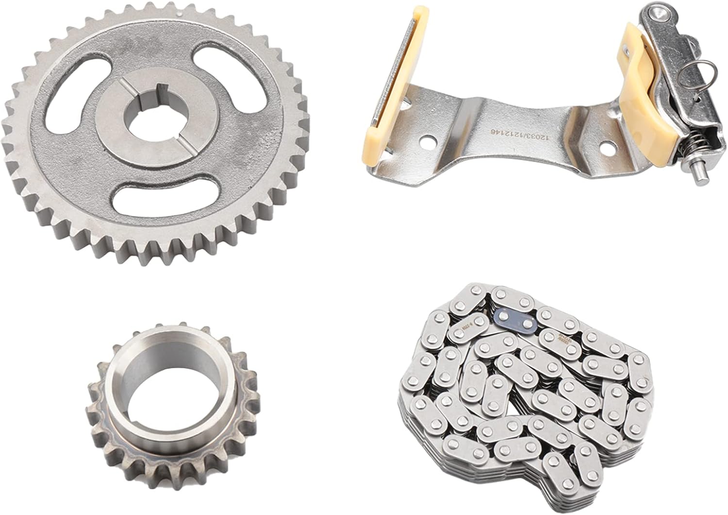 12033 Timing Chain Kit for Ford Essex [V6 3.8/3.9/4.2L] Engine, 1997-2007 F150, 1990-1995 Taurus, 2004-07 Freestar, 94-04 Mustang, 97-03 E150/250 Van, Windstar Thunderbird Monterey Sable Cougar