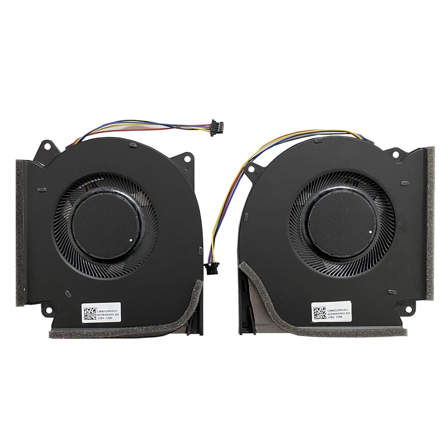 JISHIYUFS Nuova CPU Ventola di raffreddamento per ASUS ROG Strix G513IC G513IE G513IH G513QC G513QE G713IC G713IE G713IH G713QC G713QE Series DFS5K221153715 FNAC DFS5K2233333IH 05283 5 FNAD DC5V 0,5A