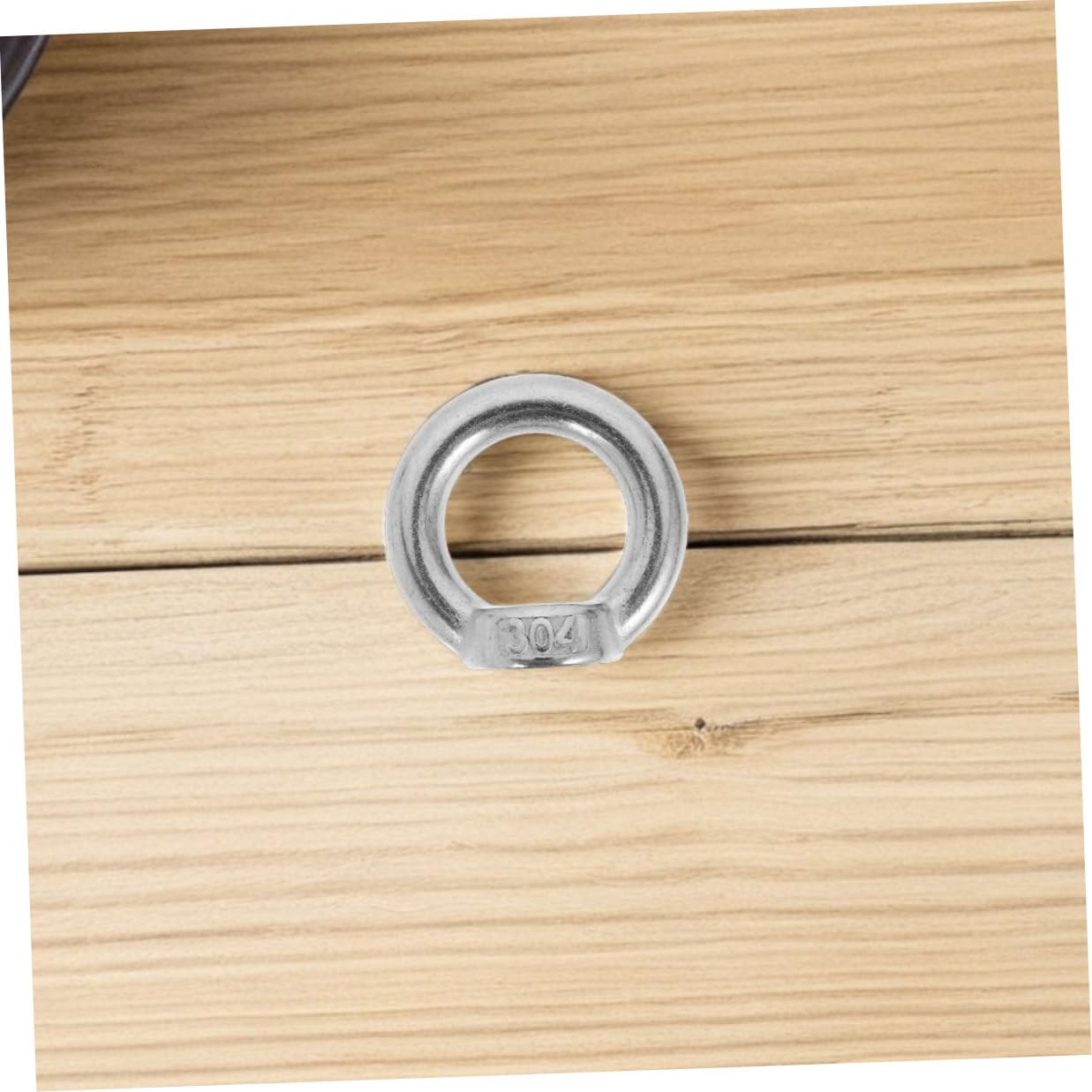 8pcs M8 Eye Nut Fastener Stainless Steel Ring Shaped Marine