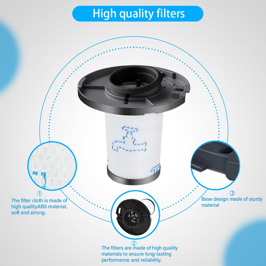 2 Filtri Di Ricambio Per Aspirapolvere Rowenta X-FORCE FLEX 11.60 E 14.60 - Alternativa ZR009007 - Foto 13