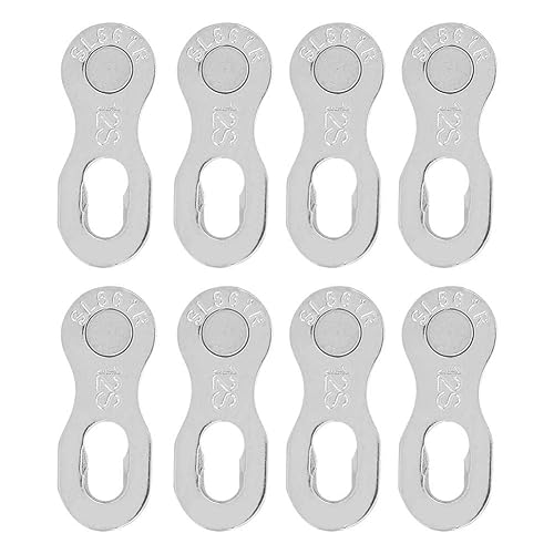 Miniatura 1 de RiToEasysports 4 pares de conectores de cadena, cadena de acero de 12 velocidades, piezas de conector de eslabones perdidos, accesorio de ciclismo