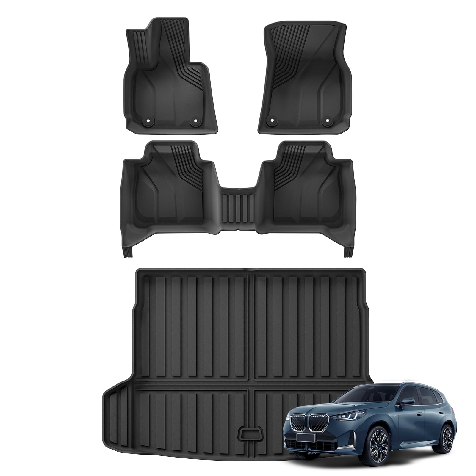 Photo 1 of SMABEE Floor Mats & Cargo Liner for BMW X3 2025-2026, TPE, Black