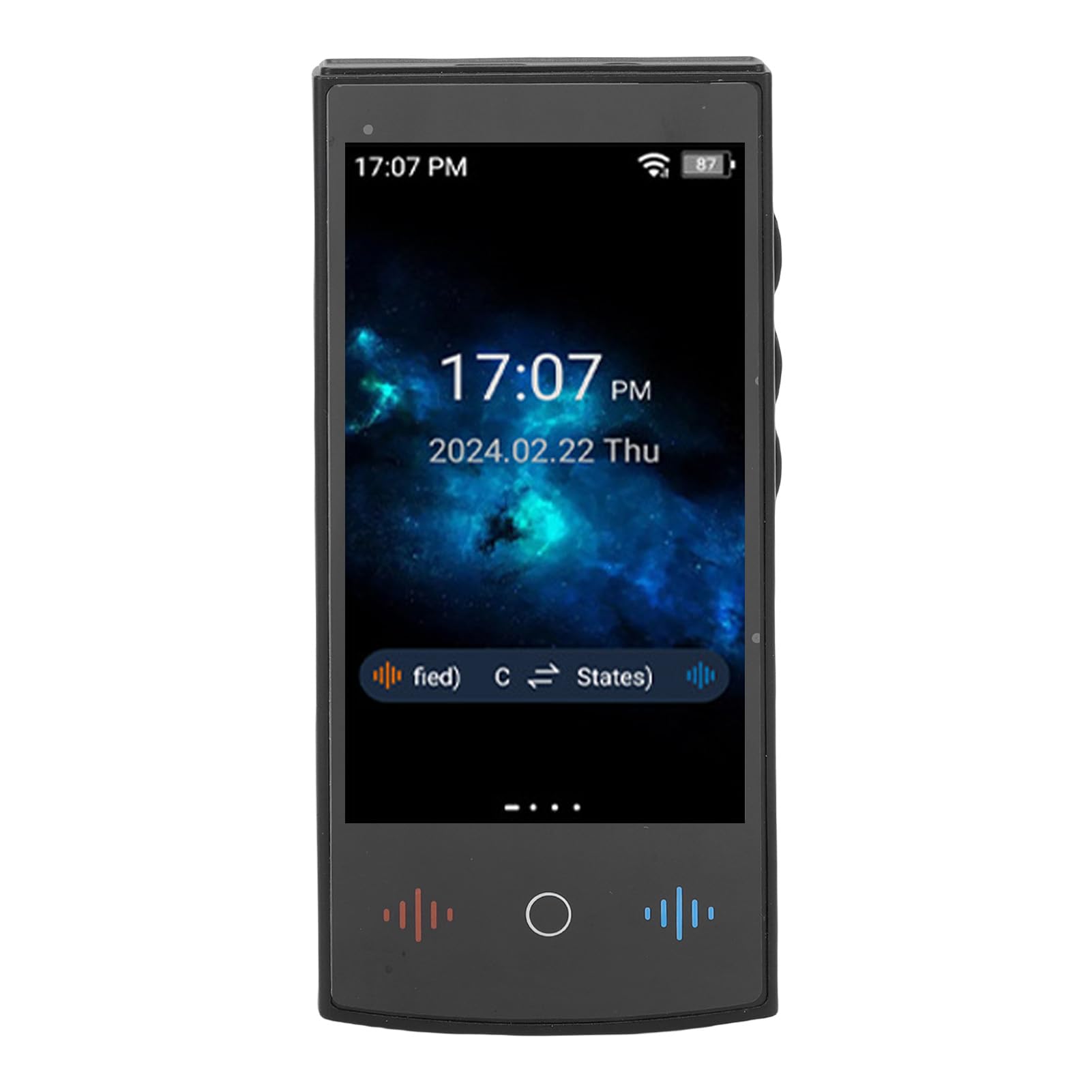 Yctze Appareil de Traduction de Langue Intelligent avec Prise en Charge Hors Ligne 160 Langues, Traduction de Photos 5MP, Reconnaissance Vocale et Fonctionnalités Multifonctionnelles pour Les
