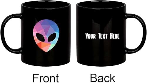 Miniatura 2 de Taza personalizada con cabeza de alienígena, regalos personalizados de alienígenas para mujeres y hombres, regalos de fiesta temática de