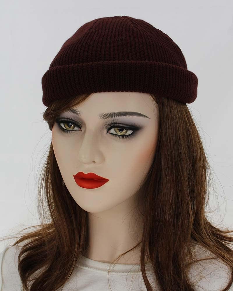 Fisherman Beanie Trawler Sailor Skullcap Knit Short Hat Unisex - Image 6