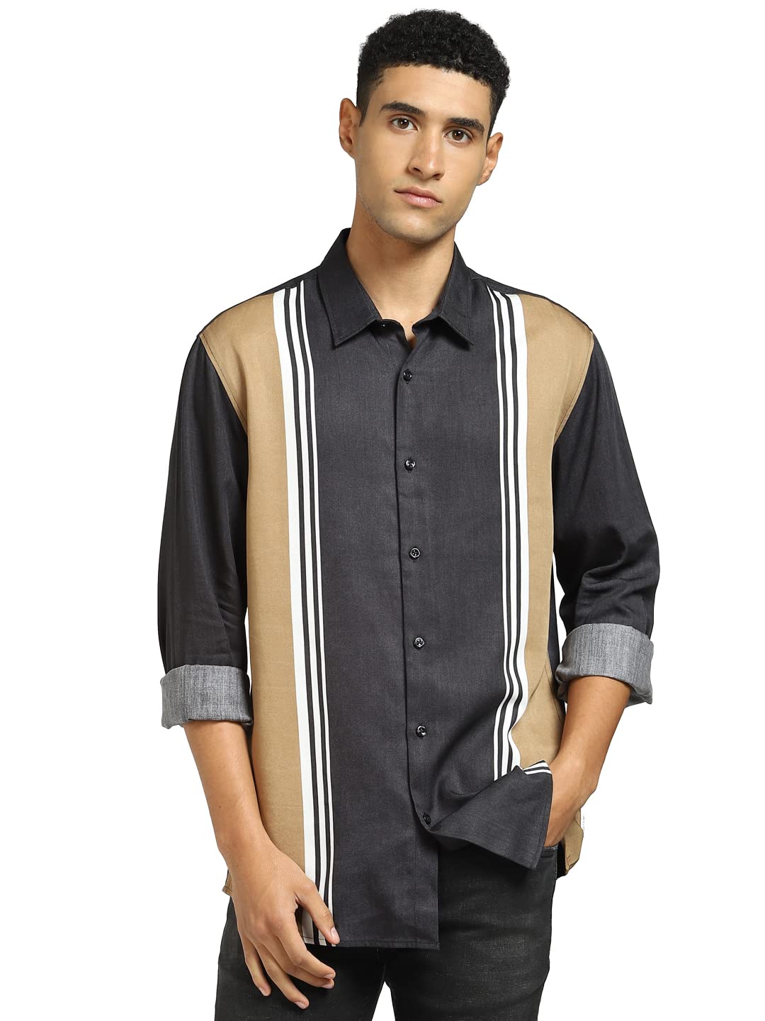 Jack & Jones Men Regular Fit Shirt(250332801_Black_XXL) - Review, Price and Buying Guide