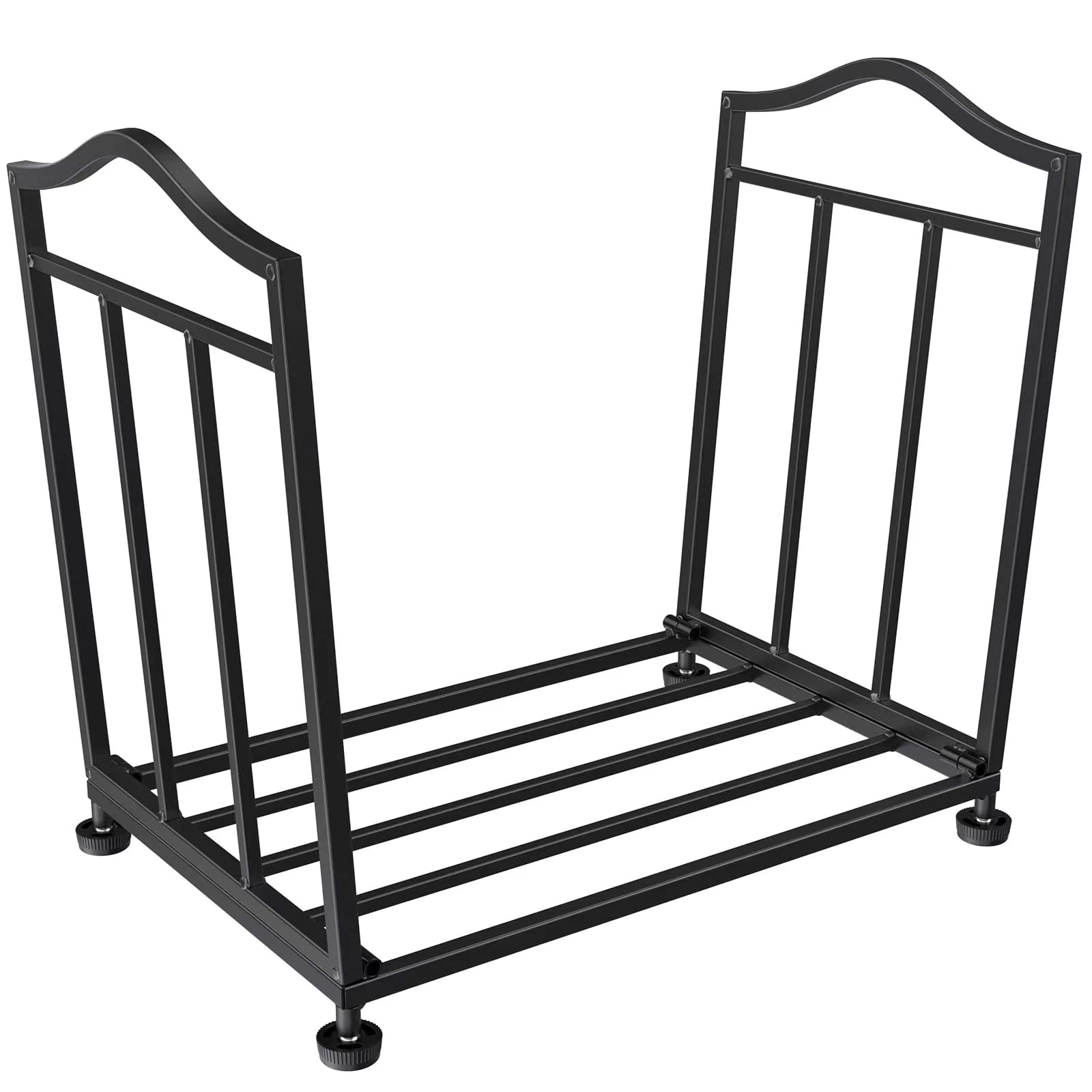 STLOVe Rack di Legna da Ardere, Scaffale Portalegna in Metallo per Camino, Capacità 50 Kg