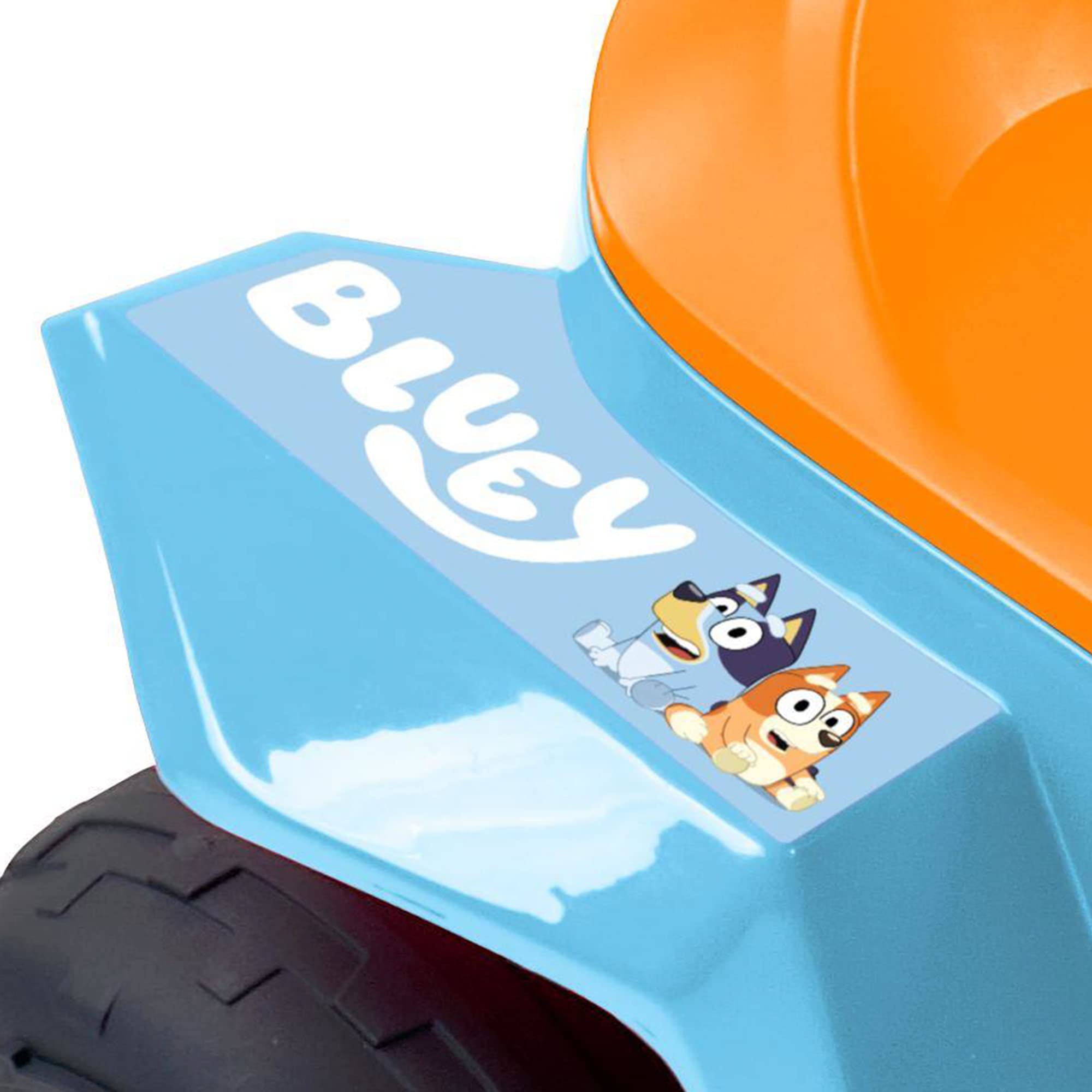 Feber - Quad Racy Bluey 6V, Voiture électrique pour garçons et Filles de 18 Mois à 3 Ans, avec accélérateur, Grandes Roues pour la stabilité, jusqu'à 40 Min d'autonomie, Chargeur Inclus(FEQ06000)