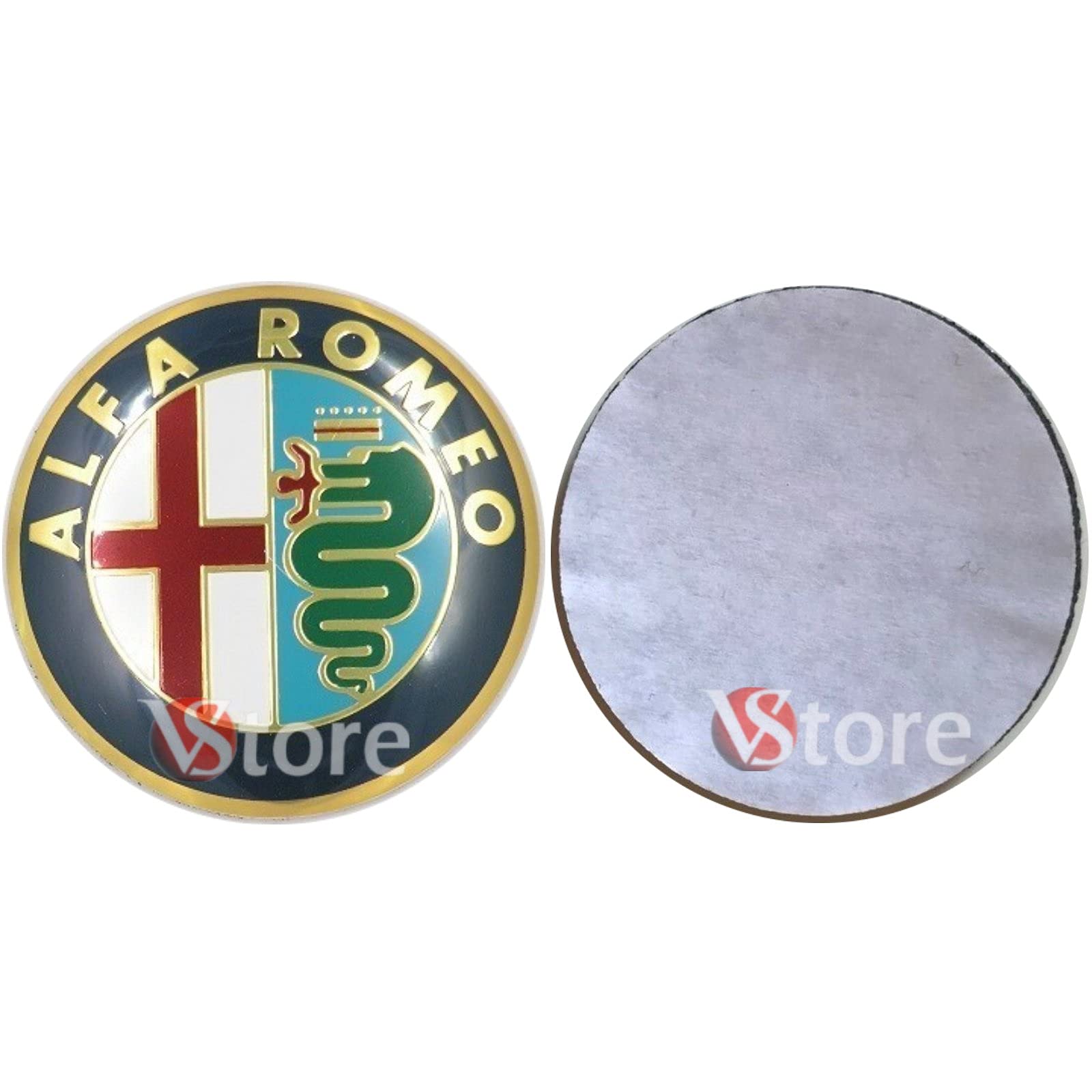 Kit Fregio Stemma Alfa Romeo Giulietta Giulia 159 Logo Nero Black - Foto 8