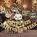 Gold Glitter Hello 2026 Happy New Year Banner 2026 New Years Eve Banner 2026 for Happy New Year Party 2026 Decorations
