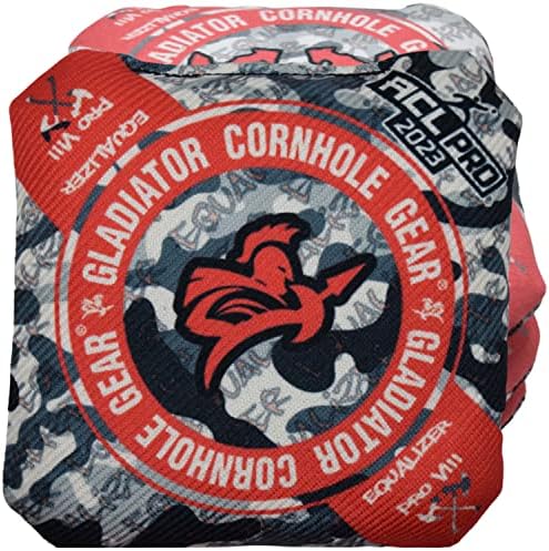 Gladiator | ACL Cornhole Bags | Professional Cornhole Bags Slick and Stick | Regulation Size Weight