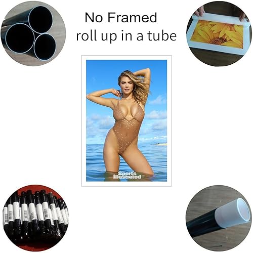Miniatura 6 de JESCTA Kate Upton - Póster hermoso y sexy en lienzo, modelos, arte de pared para decoración del hogar y la oficina, sin marco, 24 x 16 pulgadas