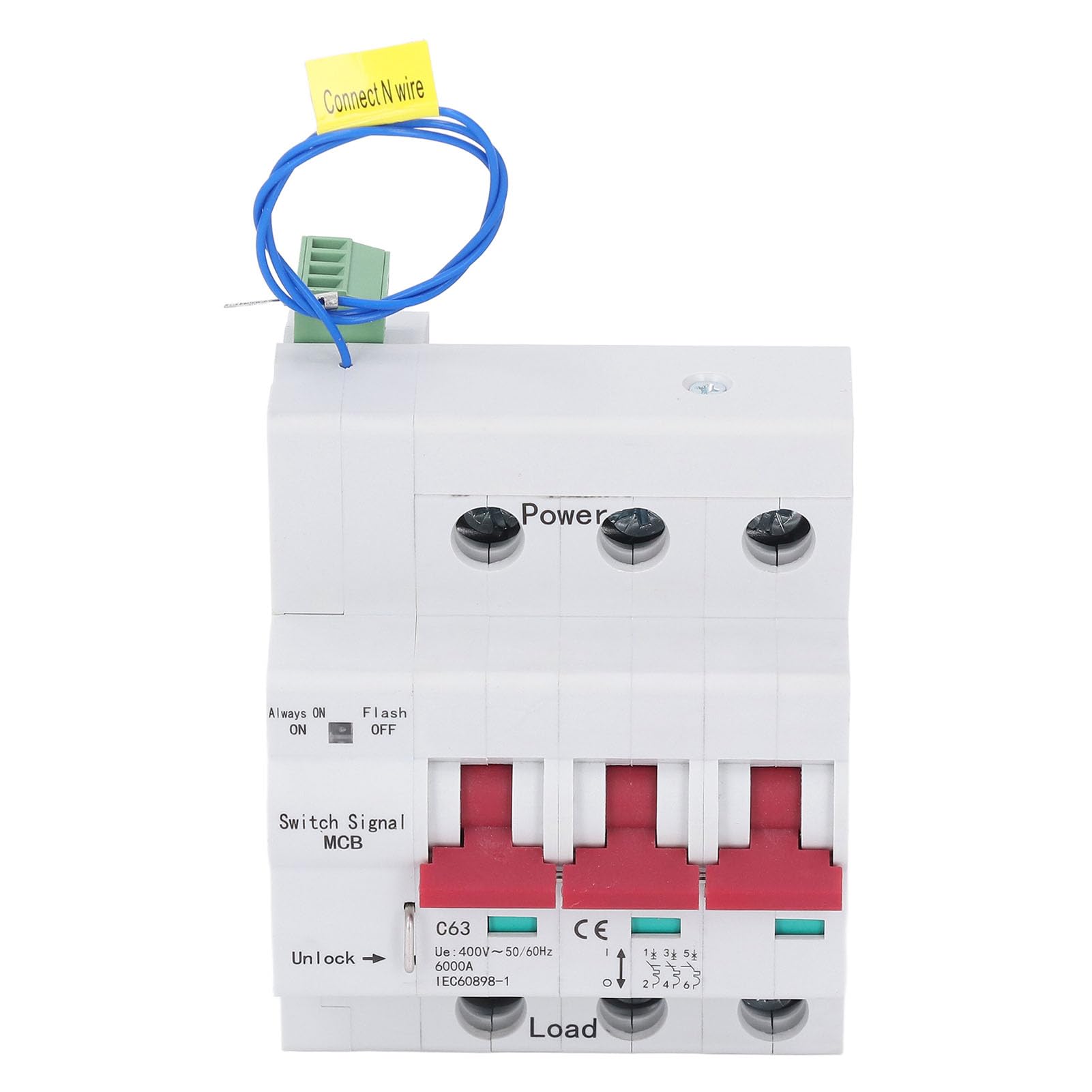 Disyuntor Inteligente de 3 Polos para Monitoreo Eficiente de (63A)