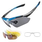 ROCKBROS Polarized Sunglasses Men Women UV Protection Cycling Glasses MTB Sunglasses&comma; Suitable for Myopia Glasses
