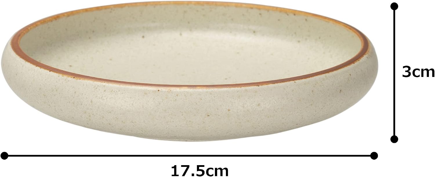 Mino Ware 131-0320 Bowl, Dish, 5.5 Size, Approx. 7.1 inches (18 cm), Microwave, Dishwasher Safe, Made in Japan
