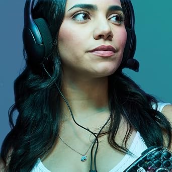 PDP Gaming LVL40 Stereo Headset with Mic for Nintendo Switch - PC, iPad, Mac, Laptop Compatible - Noise Cancelling Microphone, Lightweight, Soft Comfort On Ear Headphones, 3.5 mm Jack - Black