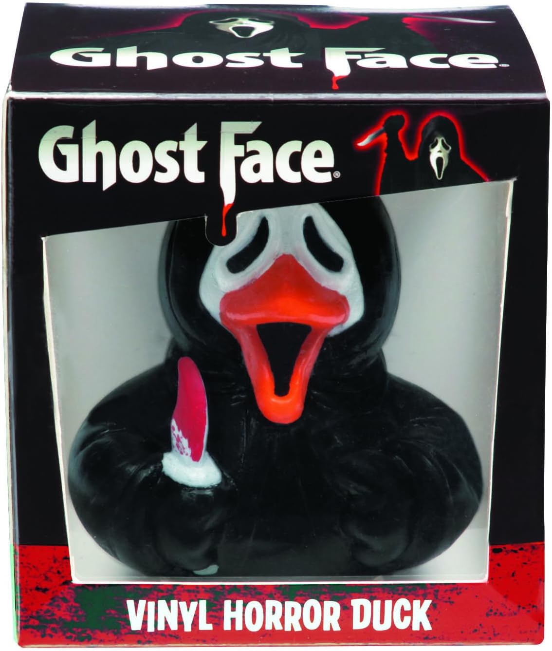 Fun Express Collectible Rubber Duck Figurines (Ghost Face)