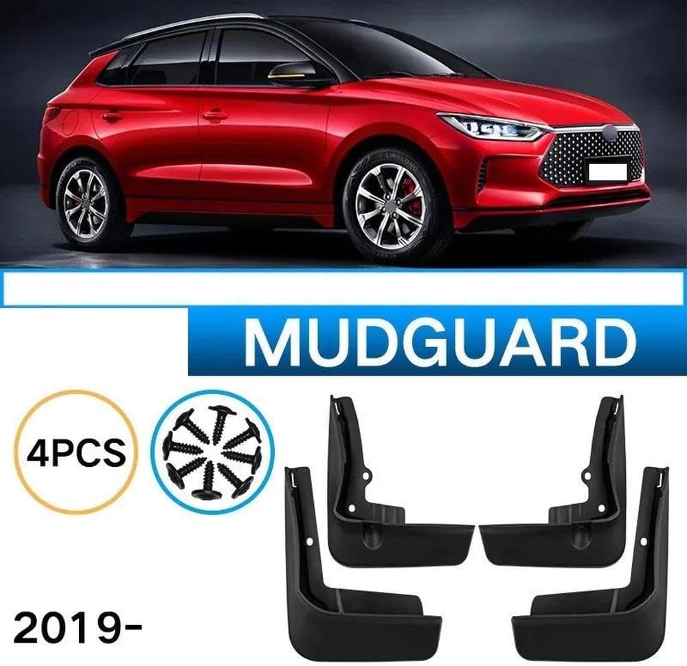 Auto Parts For BYD E2 2019-2023 Car Molded Mud Flaps Splash Guards Mudguards Front Rear Styling Car Accessories