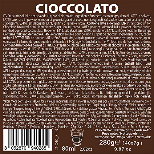 Note D’Espresso - Schokolade - ausschließlich kompatibel mit NESPRESSO - 40 caps